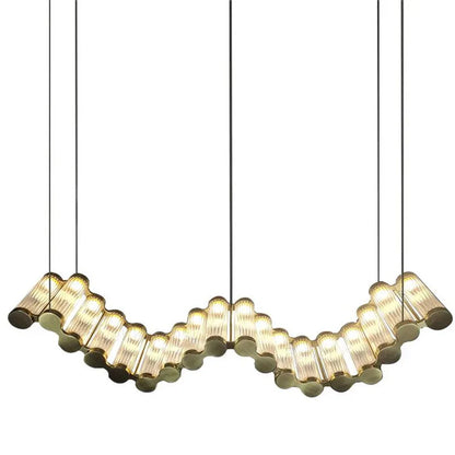 DecorBites™ Golden Chandelier LED Dimming Light for Modern Living Room & Bedroom