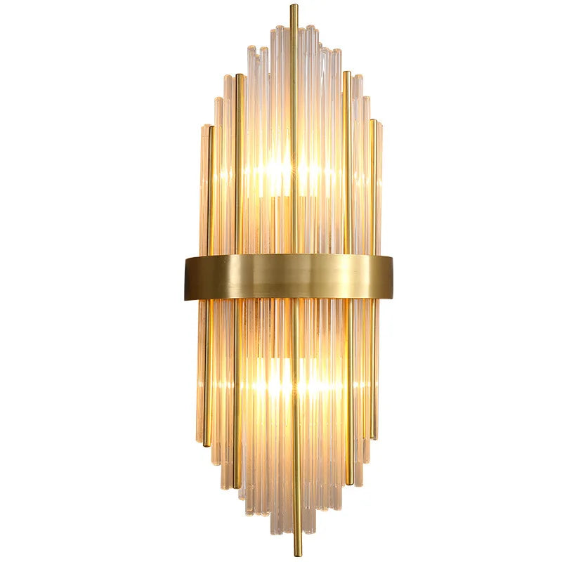 DecorBites™ Crystal Wall Lamp: Modern Luxury for Living Room, Bedroom, and Aisle