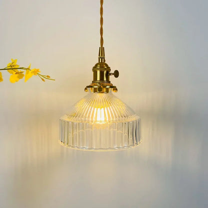 Nordic Green Glass Pendant Light