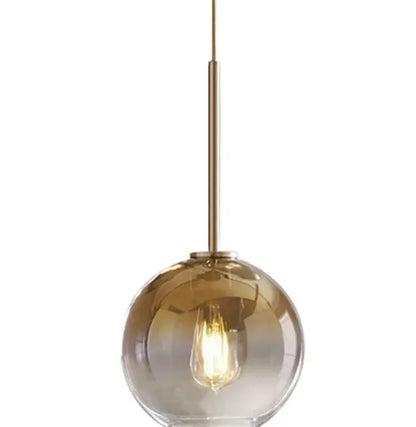 DecorBites™ Glass Ball Pendant Light for Living and Dining Spaces