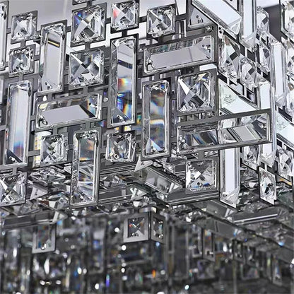 DecorBites™ Crystal Chandelier: Luxury Modern Lighting for Living Room, Dining Room, Office, Villa