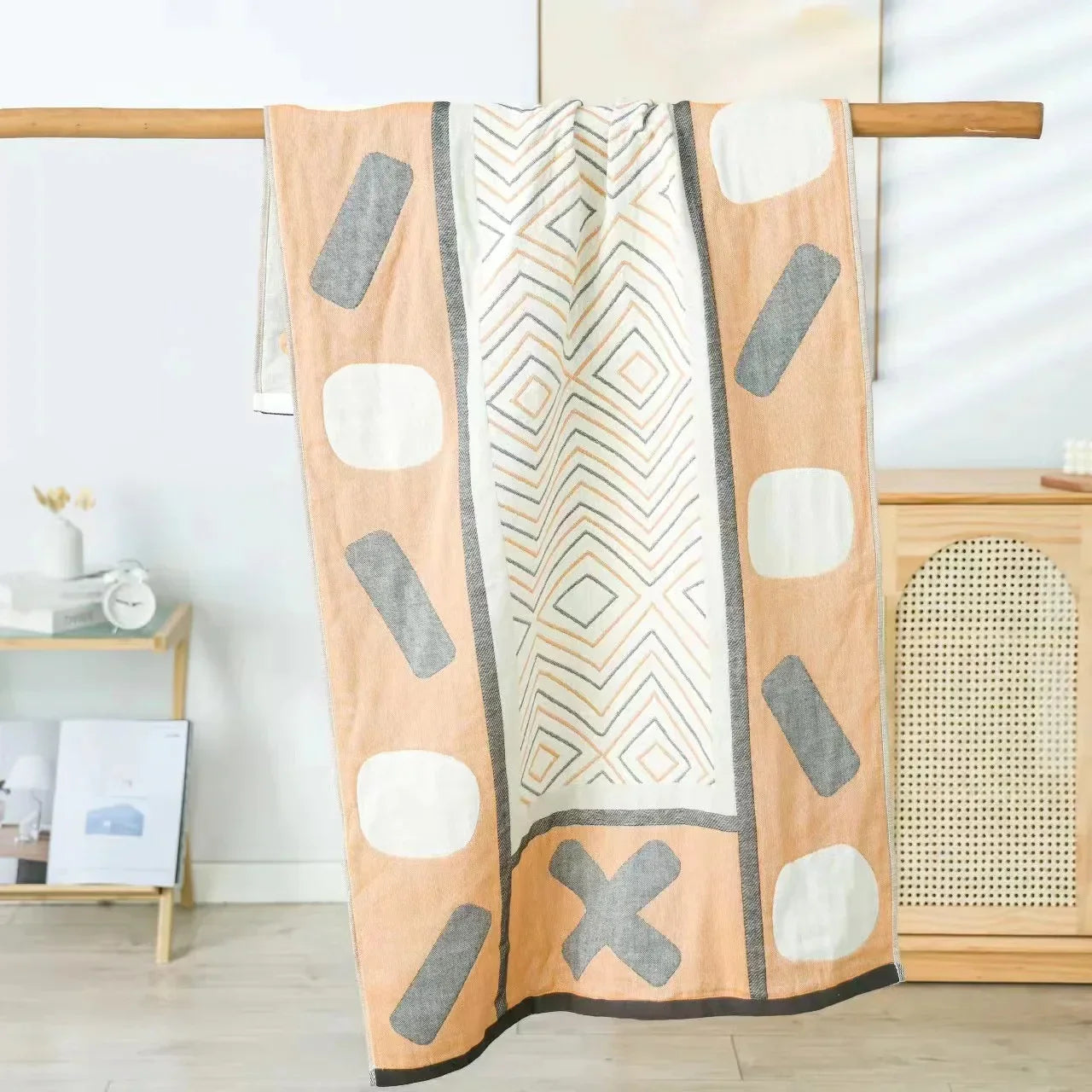 Toalla de baño de algodón DecorBites™ - Suave y de secado rápido - 70 x 140 cm