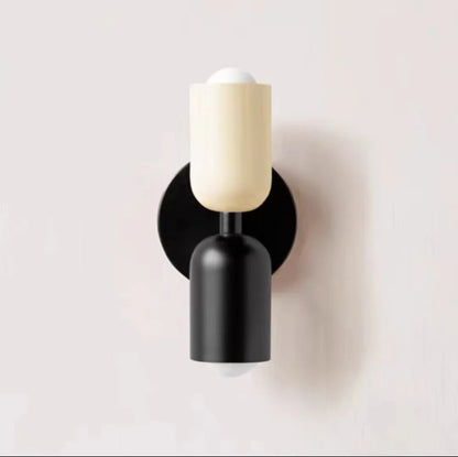 Decorbites™ Sahne Doppelkopf-LED-Wandleuchten | Moderne nordische bunte Lichter für Innenraumdekoration