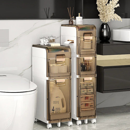 Organizador de cajones multicapa DecorBites™ para espacios reducidos, ideal para baño, cocina y coche.
