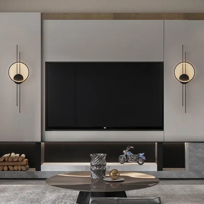 DecorBites™ LED Wall Lights: Elegant Minimalist Sconce with 3 Dimming Modes