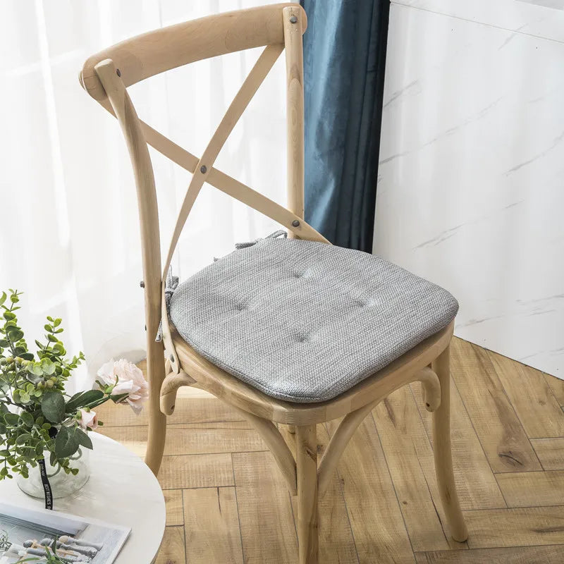 Decorbites™ Leinen-Stuhlpolster: Rutschfest, Mehrfarbig für Esszimmer & Außenbereich Gartenpolster