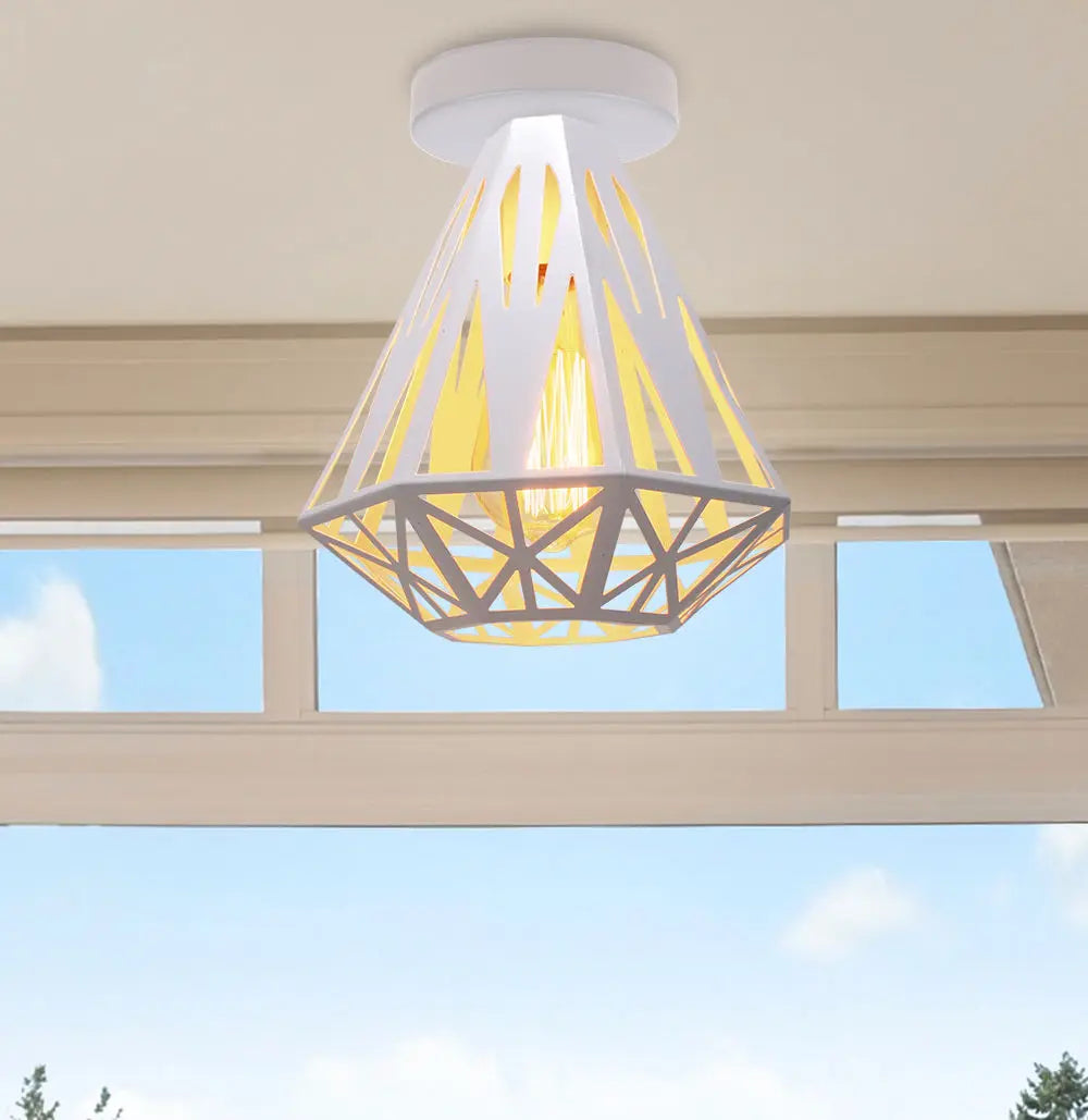 Decorbites™ Industrielle E27 Deckenlampe: Vintage Retro Loft Stil für die Dekoration im Wohnzimmer und in der Küche zu Hause