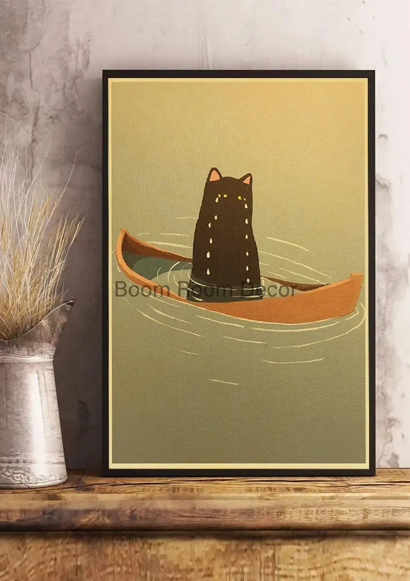 DecorBites™ Lover Cat Paper Poster for Home Decor