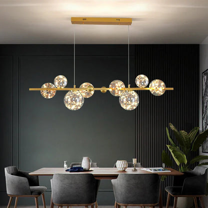 DecorBites™ LED Chandelier: Luxury Interior Lighting for Modern Living, Kitchen, or Dining Room