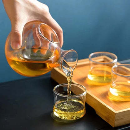 DecorBites™ Crystal Sake Ice Jug Wine Bottle Whiskey Flask Beer Cooler Dispenser