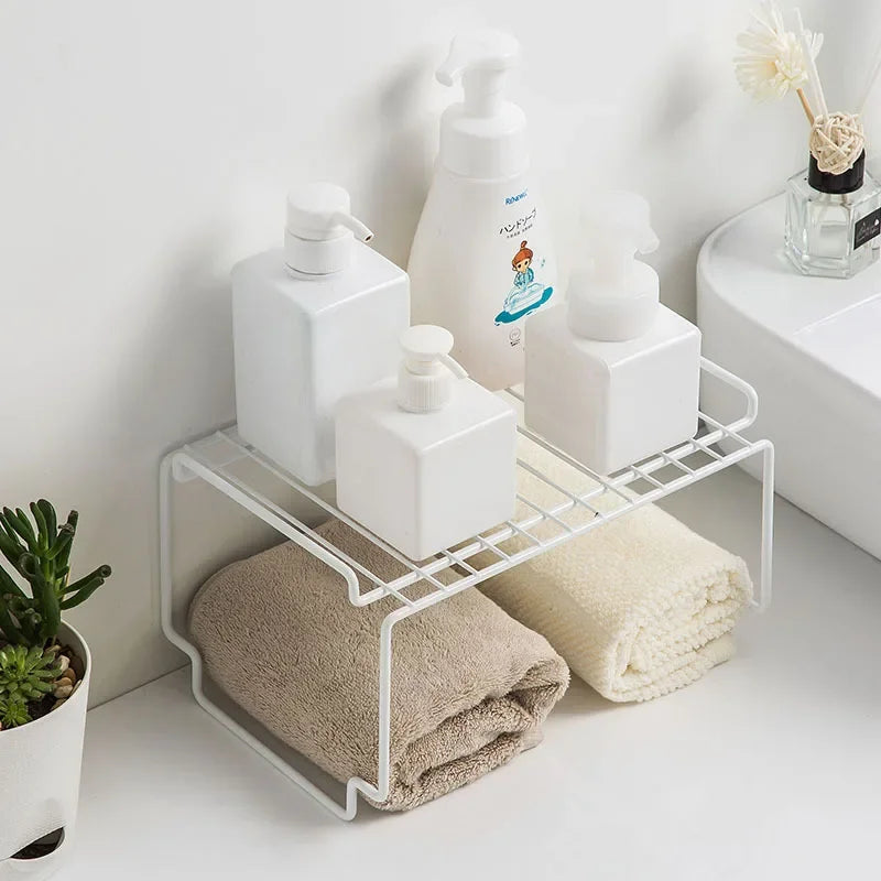 DecorBites™ Kitchen Organizer Rack for Dishes, Spice Jars, and Seasoning Bottles