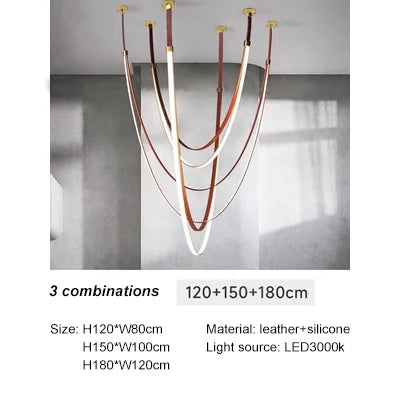 DecorBites™ Designer Villa Chandelier for Dining & Living Room Staircase, Duplex LOFT Lighting