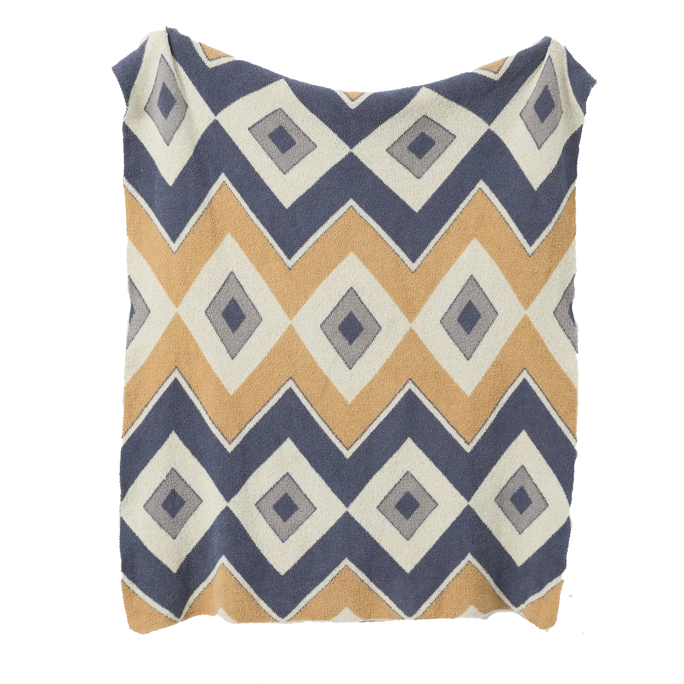 DecorBites™ Bohemian Flower Knitted Throw Blanket