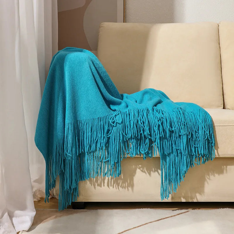 Nordic Wool Sofa Blanket