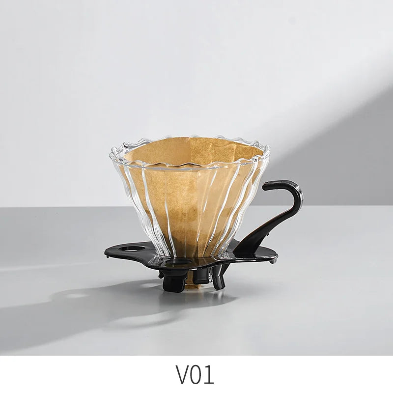 Decorbites™ Cafetera de Vidrio: Tetera Artesanal para Compartir, Taza con Filtro y Tetera