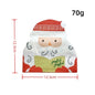 20Pcs/Bag Cartoon Die Cut Santa Claus Stocking Tree Decoupage Paper Napkins Paper Serviettes for Christmas Party Tableware Decor