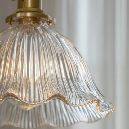 DecorBites™ Clear Glass LED Pendant Light for Bedside Living Dining Decor