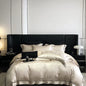 Decobites Luxury Brocade Jacquard King/Queen Bedding Set with Egyptian Cotton, Silky Soft Texture