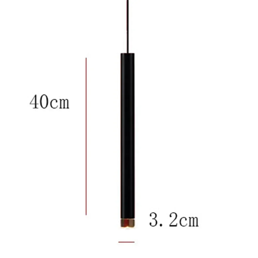 DecorBites™ Gold Tube LED Pendant Lights for Kitchen Dining Office Home Decor