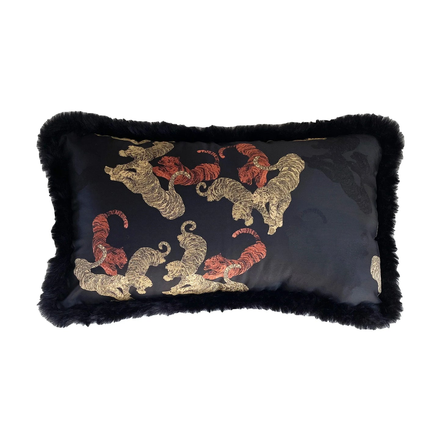 DecorBites™ Chinoiserie Sunset Glow Landscape Accent Cushion Cover - Exquisite Retro Decor Pillowcase
