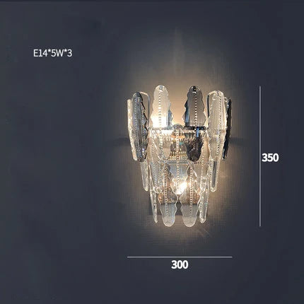 DecorBites™ Gold Crystal LED Chandelier Lighting for Dinning Table