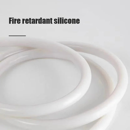 Lámpara de pared de silicona luminosa DecorBites™, luz de neón LED flexible para decoración de interiores.