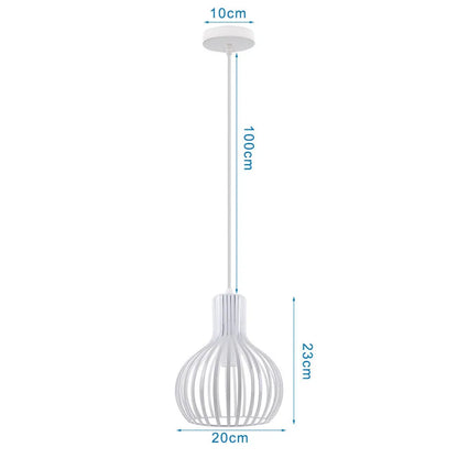 DecorBites™ Industrial Metal Ball Pendant Light for Bedroom Kitchen Island