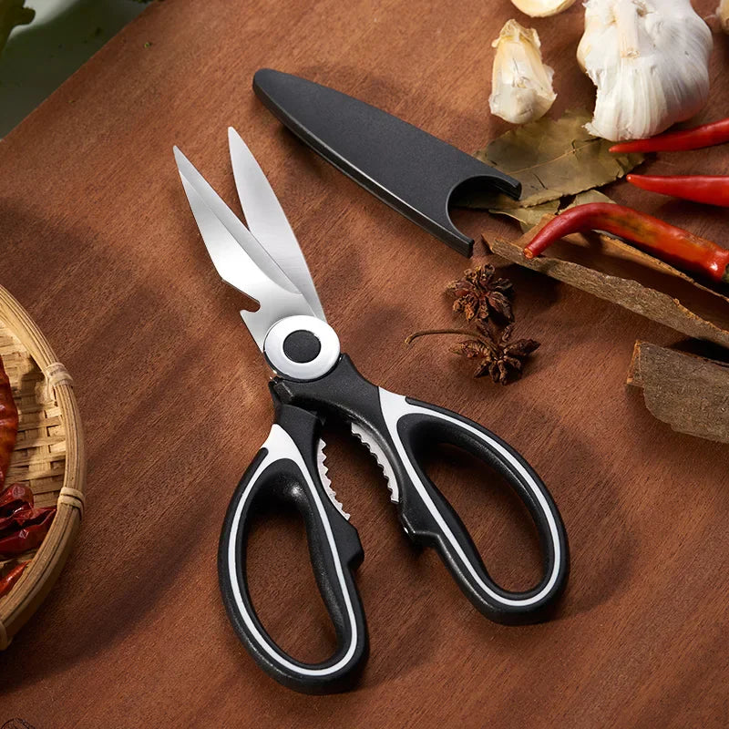 DecorBites™ Kitchen Shears Stainless Steel Multi Cutter for Poultry, Fish & Meat