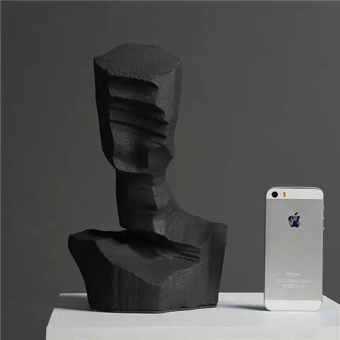 DecorBites™ Abstract Characters Sculpture Decoration for Modern Living Room Hotel Entry Wine Cabinet