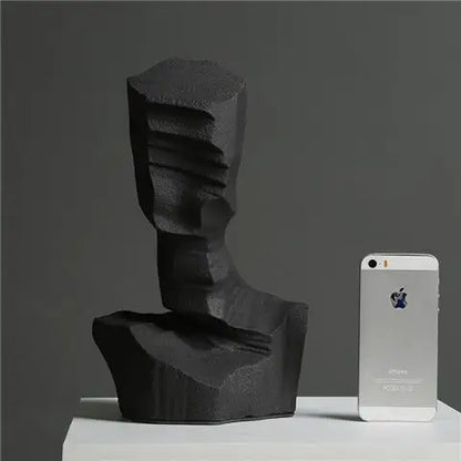 DecorBites™ Abstract Characters Sculpture Decoration for Modern Living Room Hotel Entry Wine Cabinet