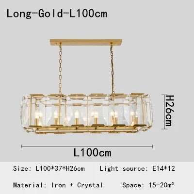 DecorBites™ Crystal Chandeliers: Modern Luxury LED Lighting Fixtures for Home Decor