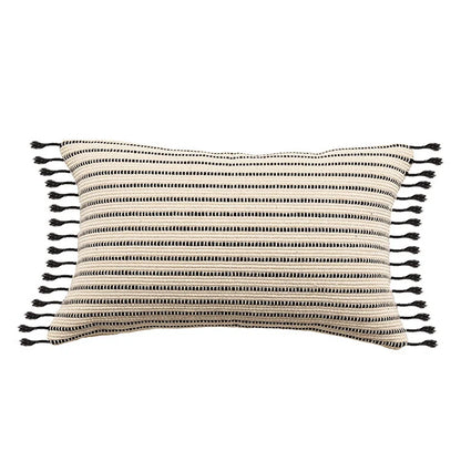 DecorBites™ Boho Jacquard Flower Throw Pillow Case with Tassels - Home Sofa Decor