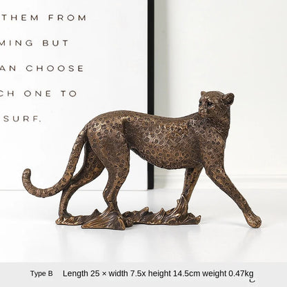 DecorBites™ Leopard Statue Decoration - Modern Home Office Decor-Gifts