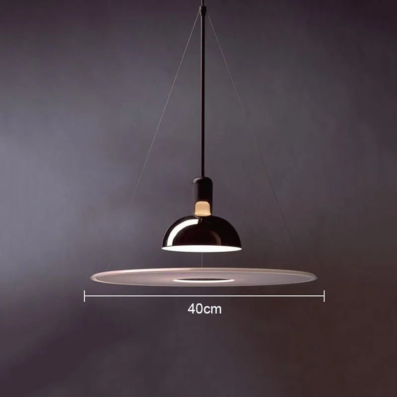 DecorBites™ Flying Saucer Chandelier: Luxury LED Indoor Pendant Lighting for Restaurant, Bar, Bedroom.