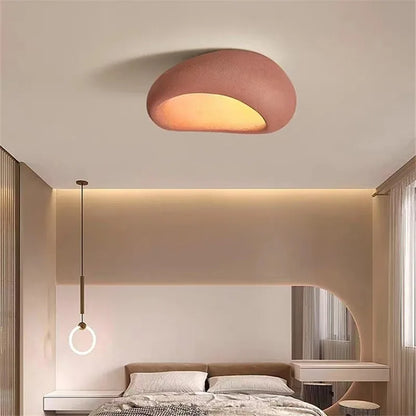 DecorBites™ Khmara E27 Ceiling Light: Nordic Wabi Sabi Art for Home Living Room Décor