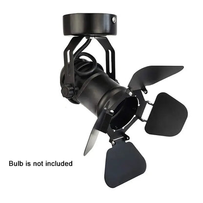 DecorBites™ Industrial Ceiling Spotlight Lamp with Foldable Flippers for Hallway Art Light