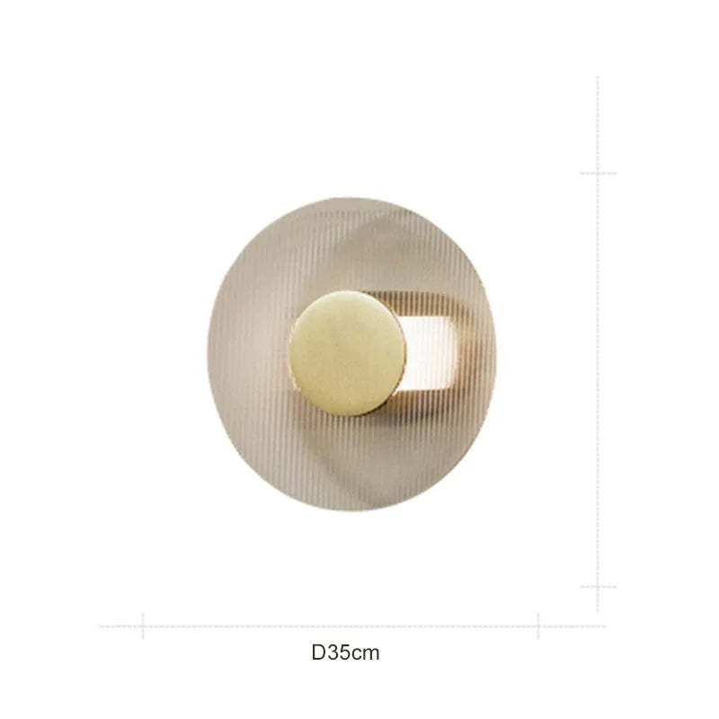 DecorBites™ Elegant Glass Wall Lamp for Bedroom, Living Room - Retro Designer Luxury Lighting