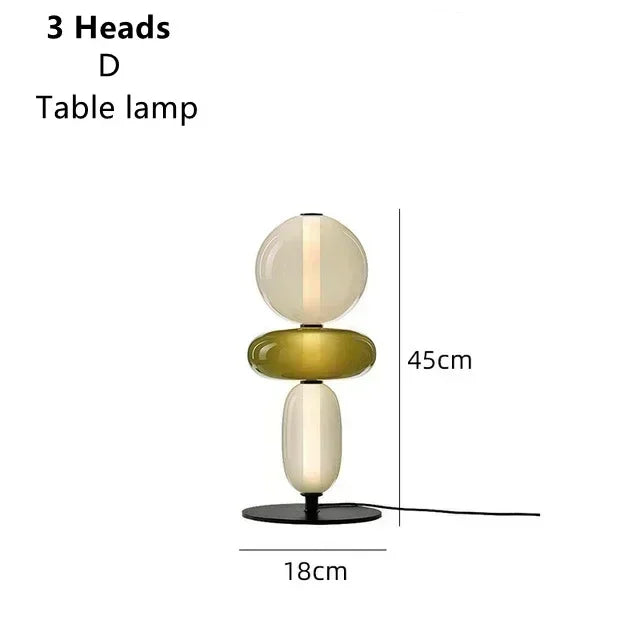 DecorBites™ Glass Floor Lamp LED Table Light - Italian Design High Quality
