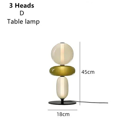 DecorBites™ Glass Floor Lamp LED Table Light - Italian Design High Quality