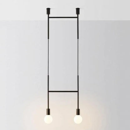 ديكوربايتس™ مصابيح معلقة هندسية من الحديد لغرفة الطعام وغرفة النوم والمقهى والديكور الداخلي