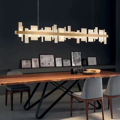 DecorBites™ LED Chandelier: Modern Lighting for Dining Room & Home Decor