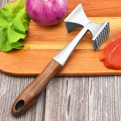 DecorBites™ Dual-sided Stainless Steel Meat Tenderizer Hammer