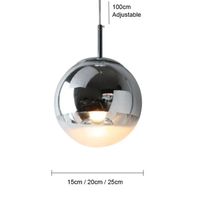 DecorBites™ Ball Pendant Lights Modern Nordic Chandeliers for Bedroom Living Room