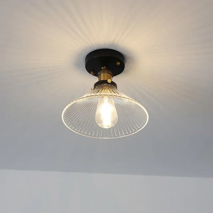 DecorBites™ Clear Glass LED Ceiling Lamp Copper Socket Modern Nordic Style Lighting