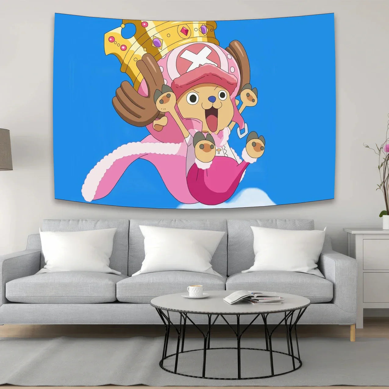 Decobites Anime One Piece Character Canvas Tapestry for Bohemian Wall Decor