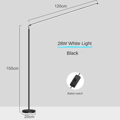 Lámpara de pie LED DecorBites™: Lámpara de lectura minimalista y superbrillante para sala de estar y dormitorio