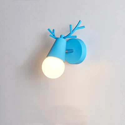 Decorbites™ LED-Wandleuchte mit Hirschkopf, moderne minimalistische Schlafzimmerbeleuchtung in 7 Farben