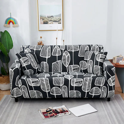 Decobites Stretch Sofa Cover Slipcover Protector for Print Seater Couch.