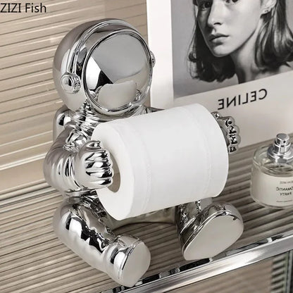 DecorBites™ Astronaut Tissue Box: Modern Home Decor & Napkin Holder for Coffee Table