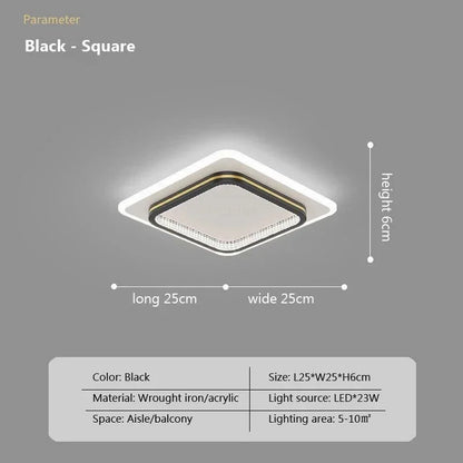DecorBites™ Crystal LED Ceiling Lights for Elegant Home Entrance with Minimalist Design